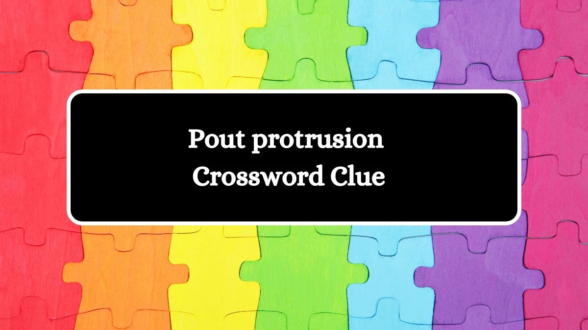 Universal Pout protrusion Crossword Clue Puzzle Answer from August 07, 2024