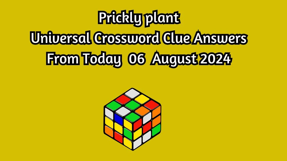 Universal Prickly plant Crossword Clue Puzzle Answer from August 06, 2024