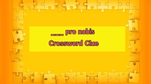 LA Times ___ pro nobis Crossword Clue Puzzle Answer from August 10, 2024