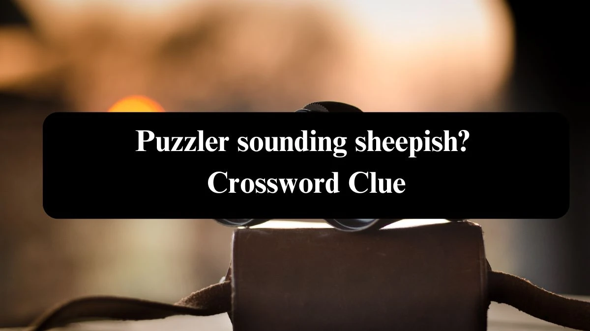 Puzzler sounding sheepish? Crossword Clue Answers on August 06, 2024