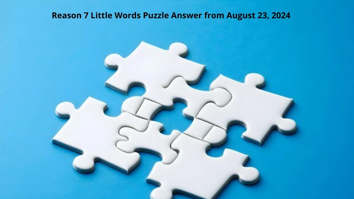 Reason 7 Little Words Puzzle Answer from August 23, 2024