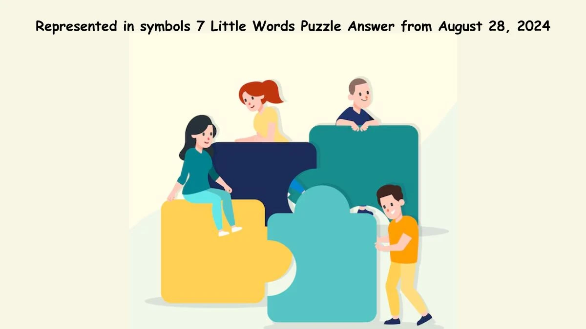 Represented in symbols 7 Little Words Puzzle Answer from August 28, 2024