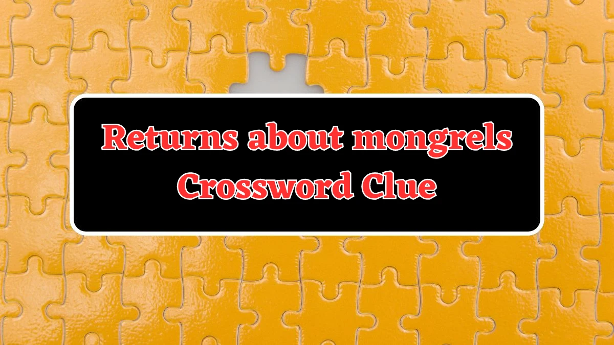 Returns about mongrels Crossword Clue Puzzle Answer from August 02, 2024