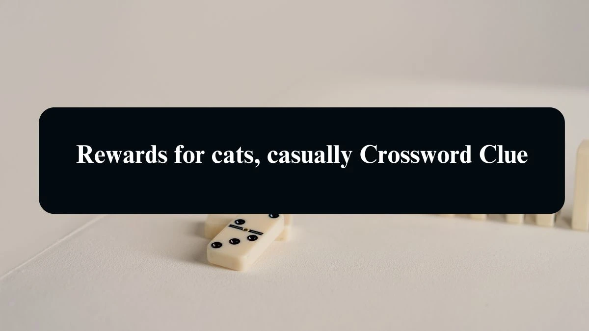 USA Today Rewards for cats, casually Crossword Clue Puzzle Answer from August 22, 2024