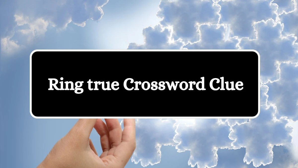 Ring true NYT Crossword Clue Puzzle Answer from August 02, 2024