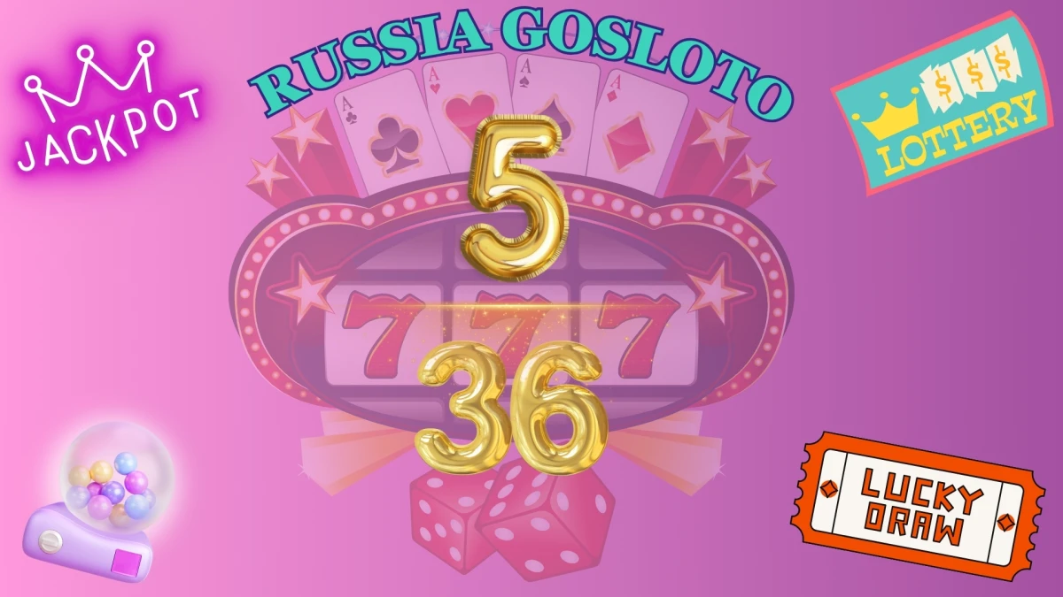 Russia Gosloto 5/36 Results Today 10 August 2024 Draws of Each 15