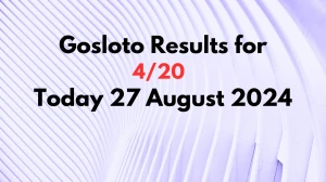 Russia Gosloto Results for 4/20 Today 27 August 2024