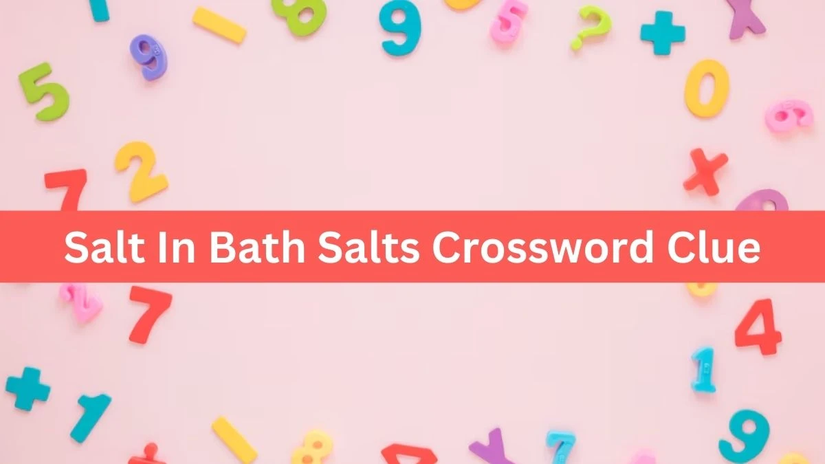 Salt In Bath Salts Daily Themed Crossword Clue Answers on August 02, 2024