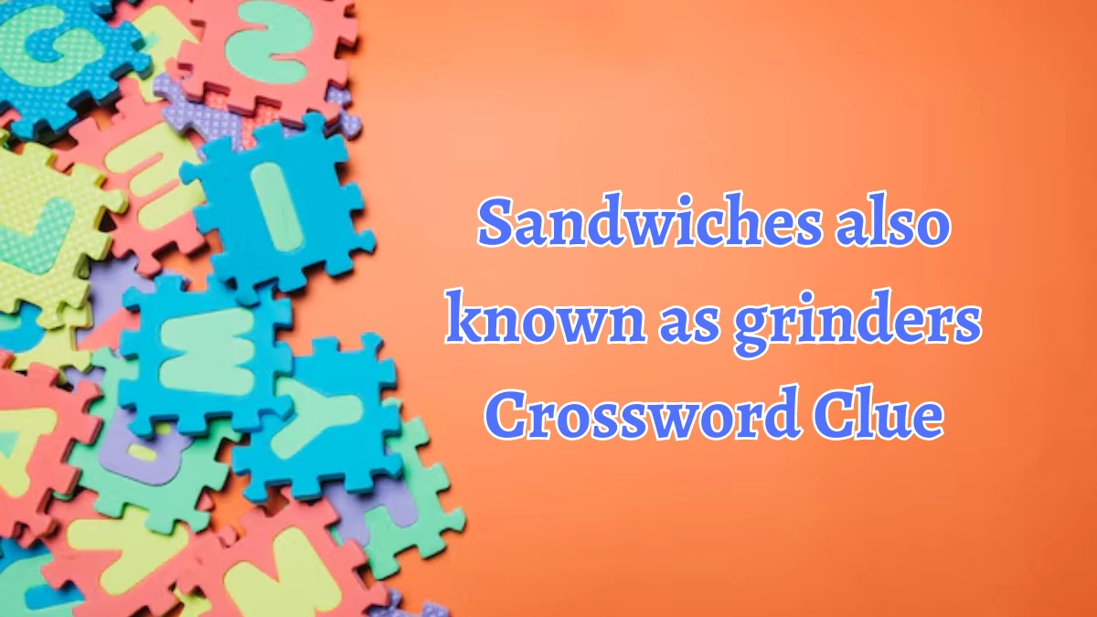 Sandwiches also known as grinders Universal Crossword Clue Puzzle Answer from August 19, 2024