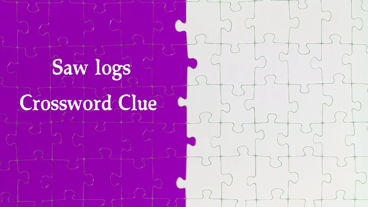 LA Times Saw logs Crossword Puzzle Answer from August 20, 2024