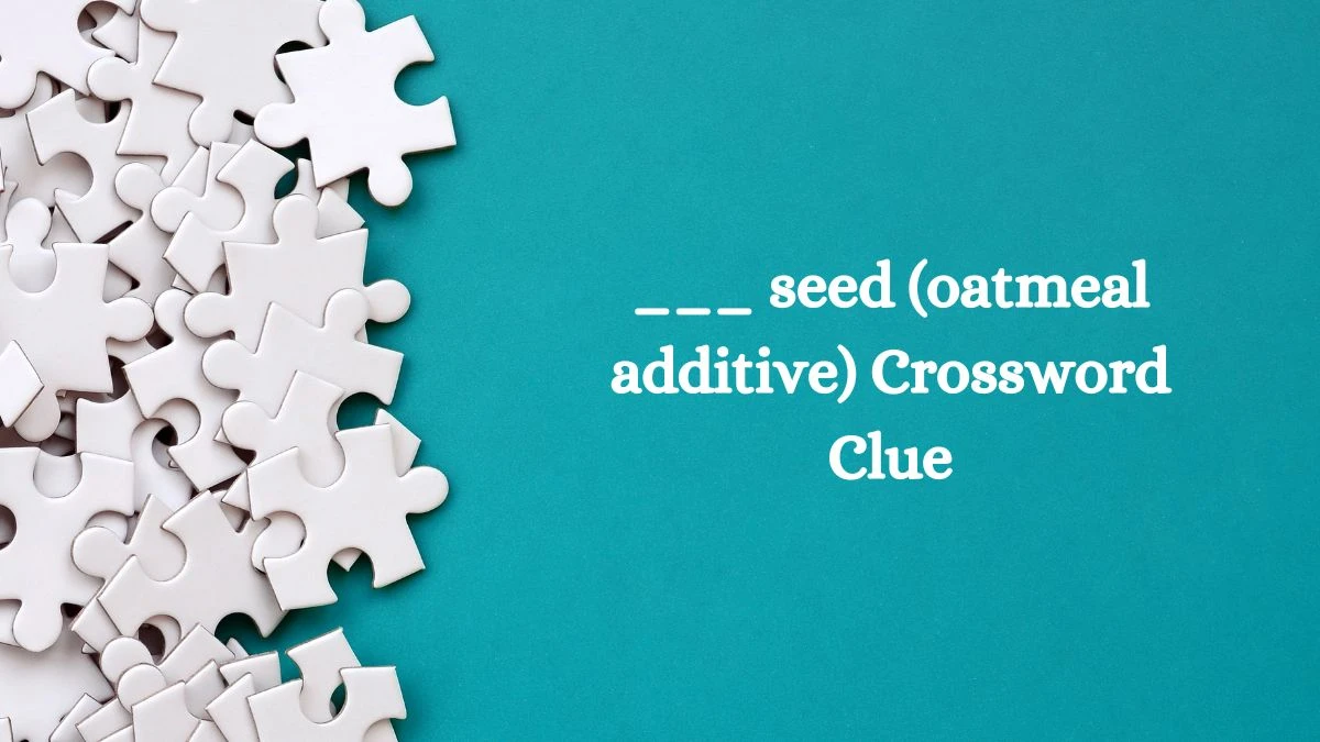 ___ seed (oatmeal additive) Daily Commuter Crossword Clue Puzzle Answer from August 06, 2024