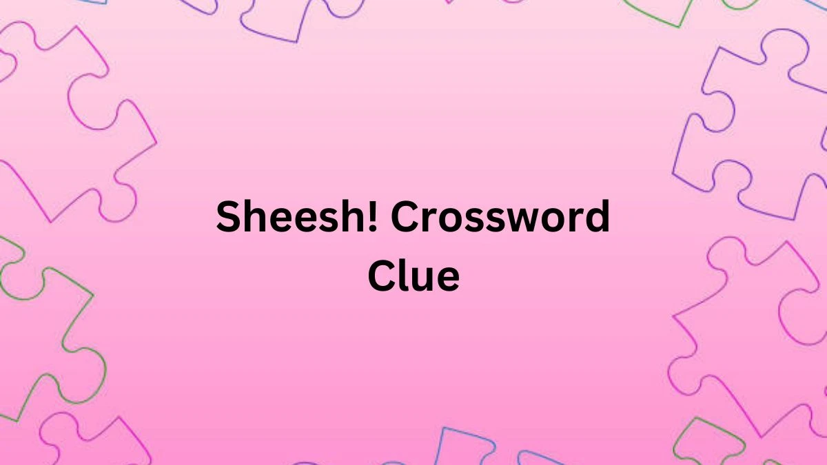 Daily Commuter Sheesh! Crossword Clue Puzzle Answer from August 01, 2024