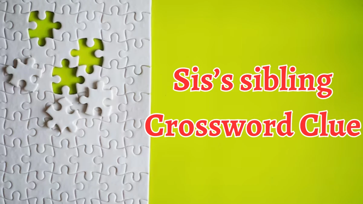 Sis’s sibling NYT Crossword Clue Answers with 3 Letters