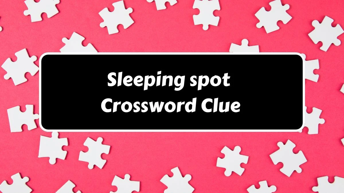 Sleeping spot Crossword Clue Answers on August 15, 2024