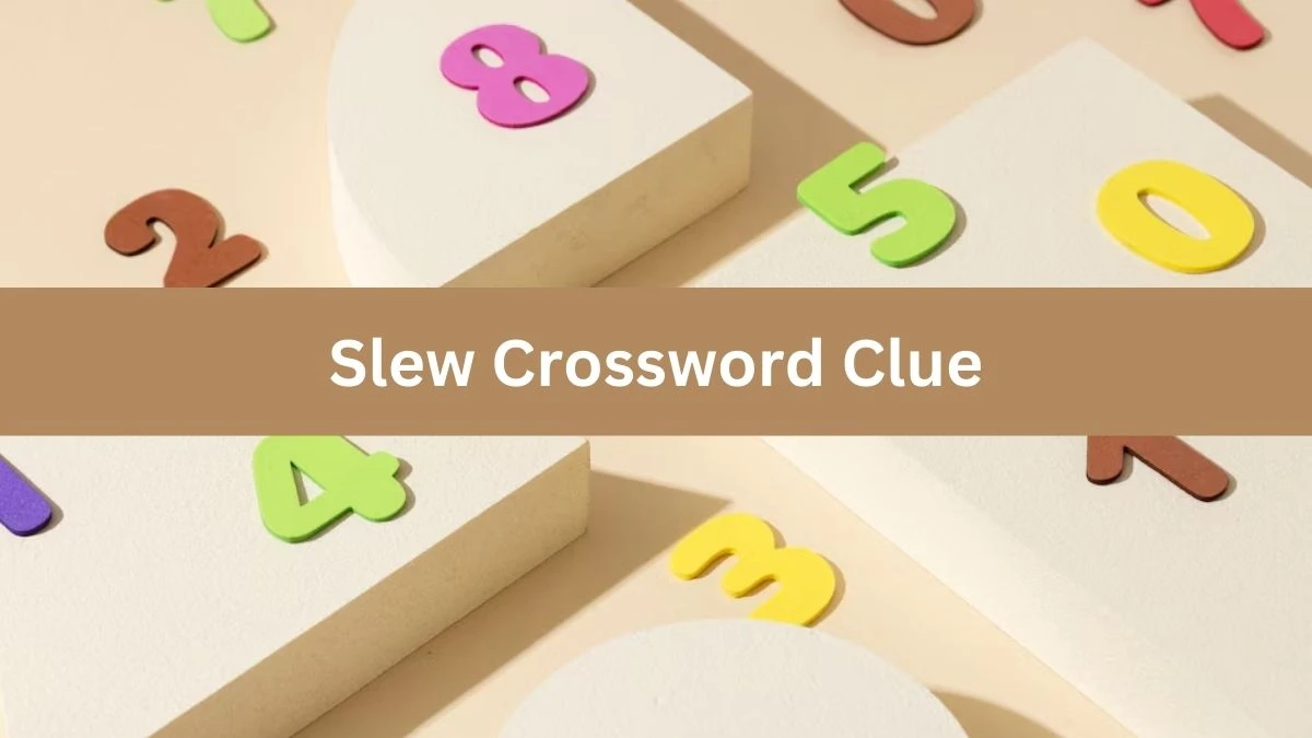 Slew NYT Crossword Clue Puzzle Answer on August 03, 2024