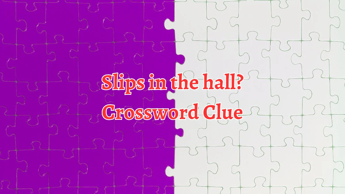 Universal Slips in the hall? Crossword Clue Puzzle Answer from August 12, 2024