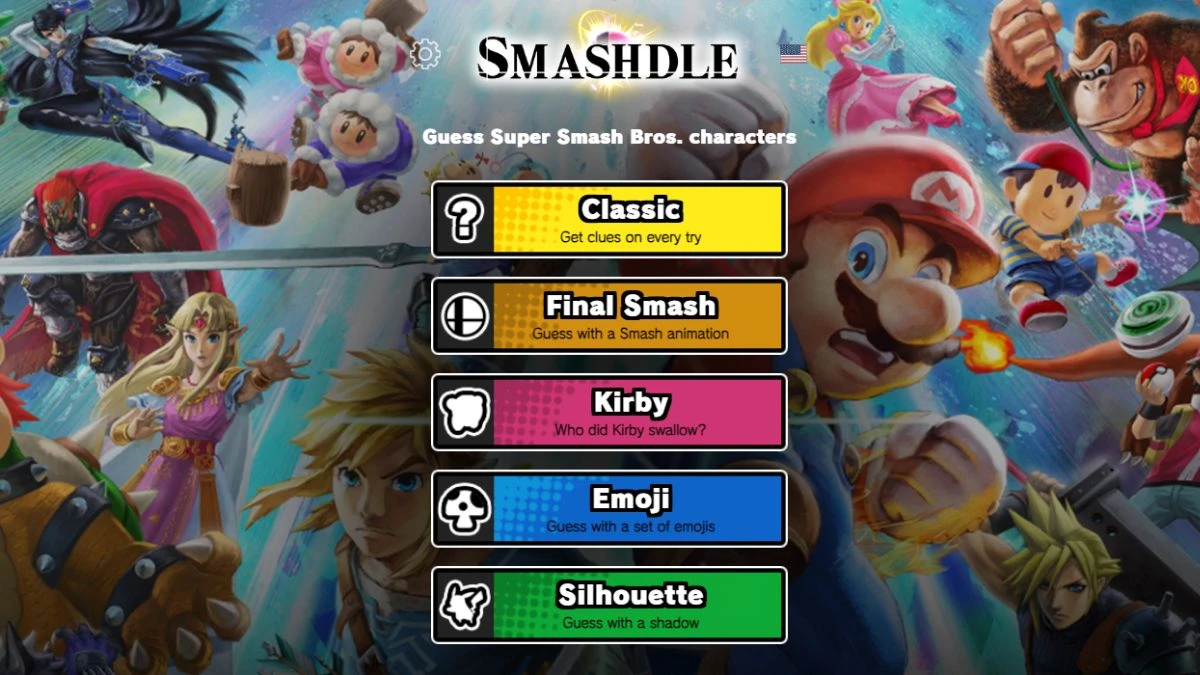 Smashdle Answers Today August 01, 2024: Classic, Final Smash, Kirby, Emoji, Silhouette