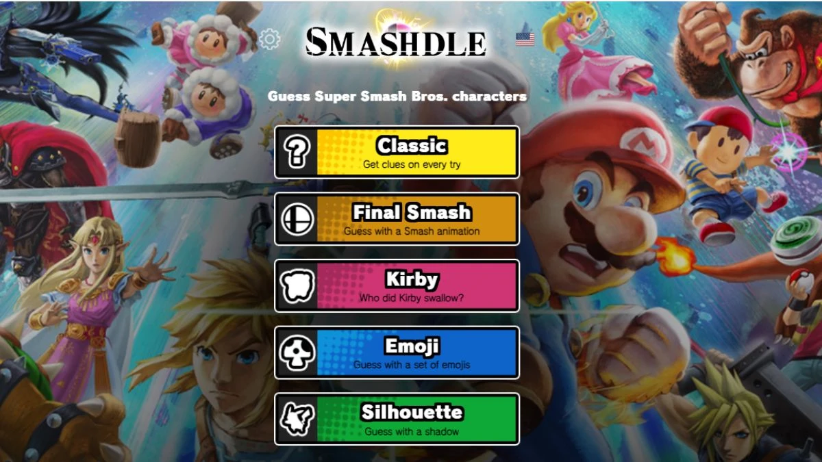 Smashdle Answers Today August 02, 2024: Classic, Final Smash, Kirby, Emoji, Silhouette