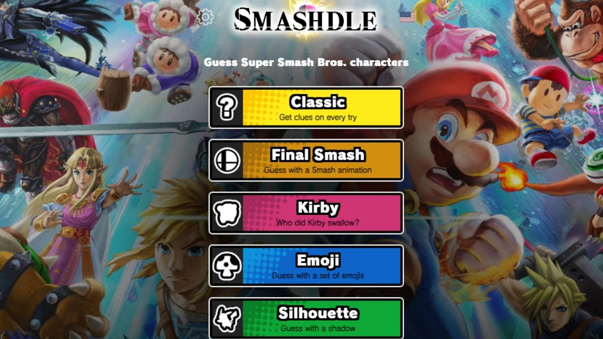 Smashdle Answers Today August 05, 2024: Classic, Final Smash, Kirby, Emoji, Silhouette