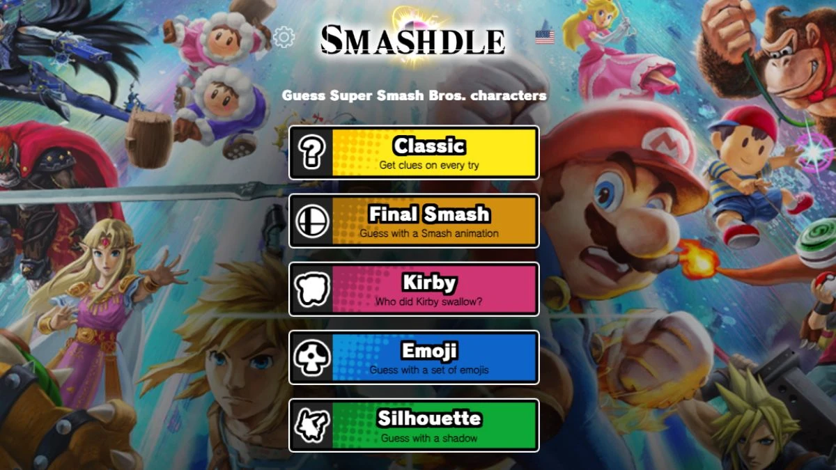 Smashdle Answers Today August 08, 2024: Classic, Final Smash, Kirby, Emoji, Silhouette