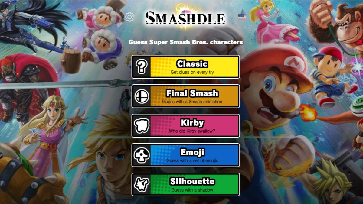 Smashdle Answers Today August 09, 2024: Classic, Final Smash, Kirby, Emoji, Silhouette