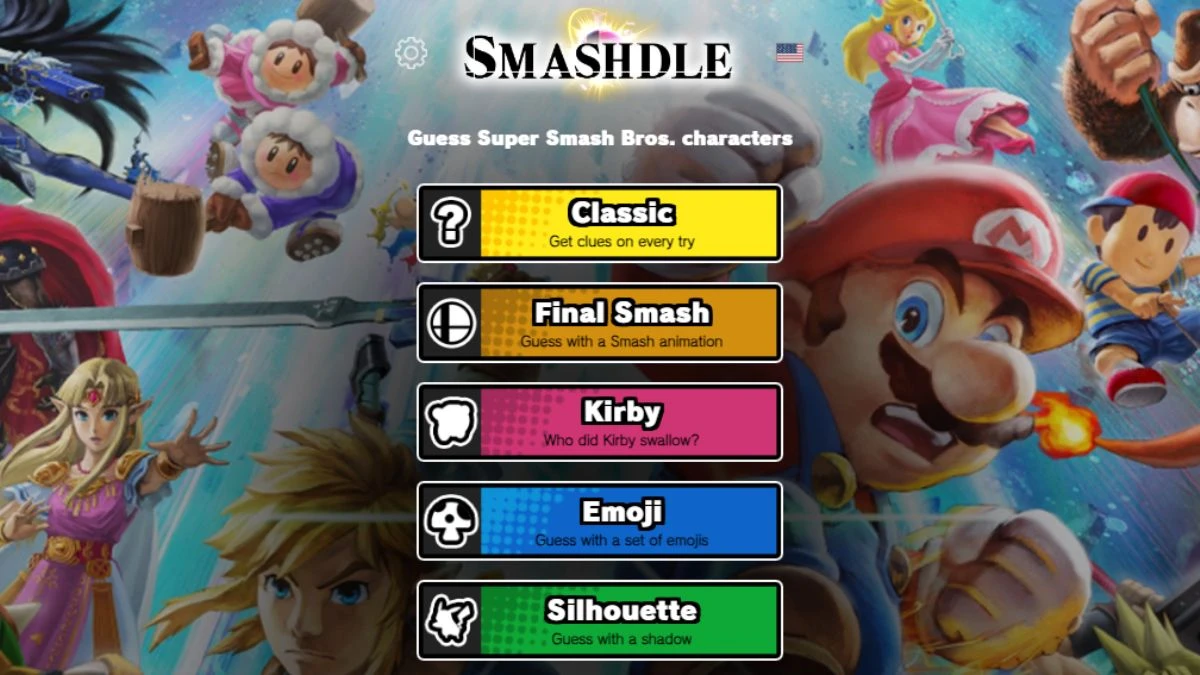 Smashdle Answers Today August 10, 2024: Classic, Final Smash, Kirby, Emoji, Silhouette