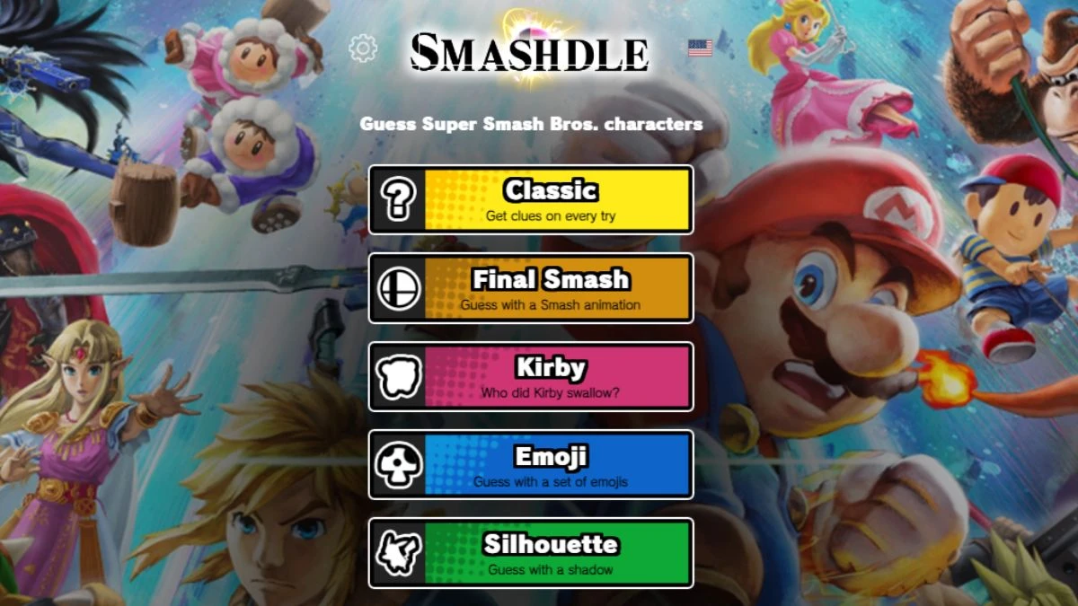 Smashdle Answers Today August 12, 2024: Classic, Final Smash, Kirby, Emoji, Silhouette