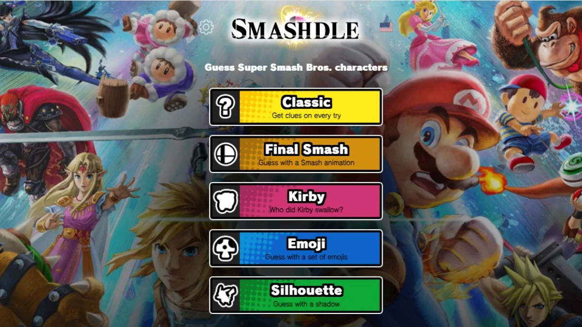 Smashdle Answers Today August 13, 2024: Classic, Final Smash, Kirby, Emoji, Silhouette