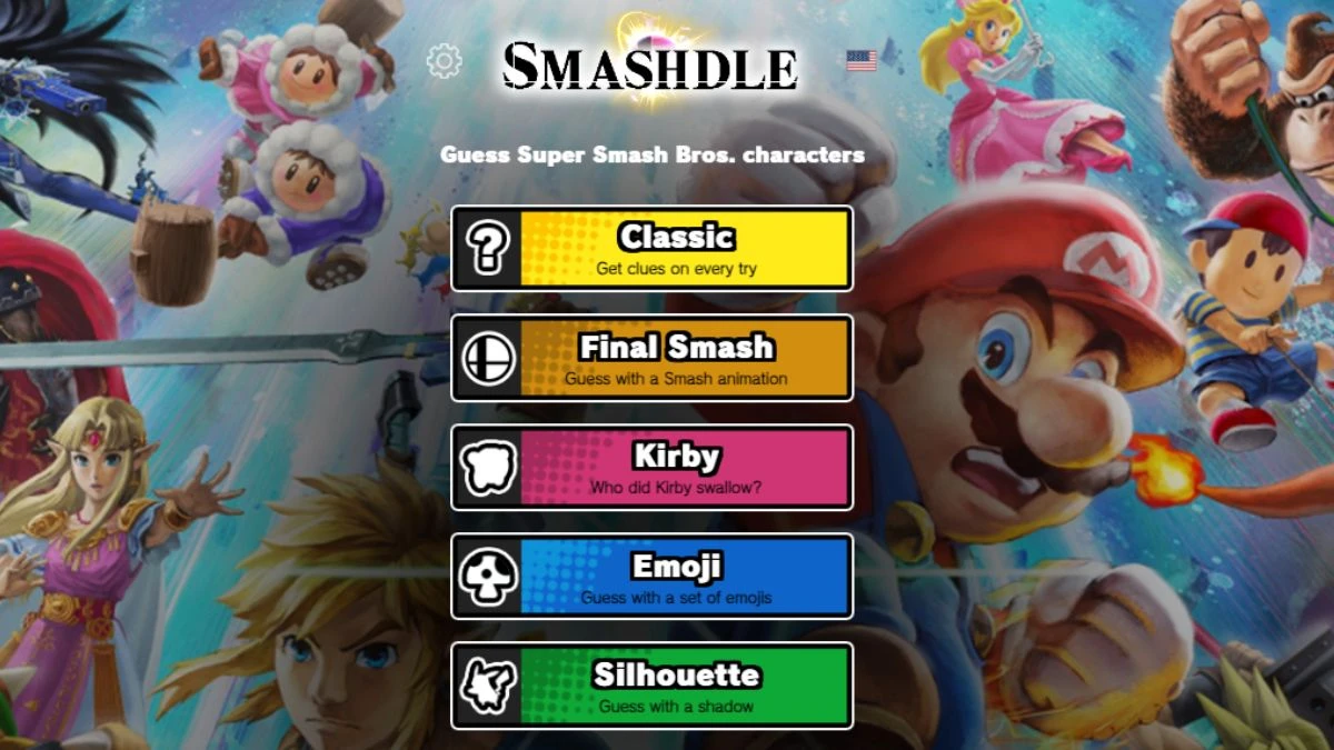 Smashdle Answers Today August 14, 2024: Classic, Final Smash, Kirby, Emoji, Silhouette