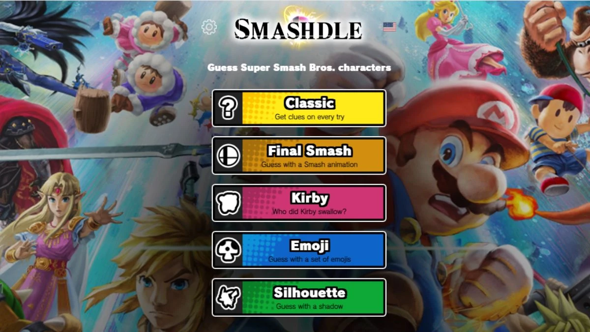 Smashdle Answers Today August 20, 2024: Classic, Final Smash, Kirby, Emoji, Silhouette