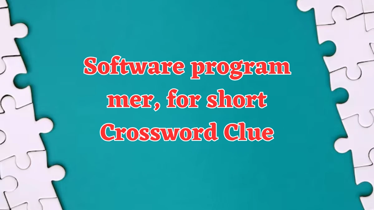 USA Today Software program mer, for short Crossword Clue Puzzle Answer from August 03, 2024