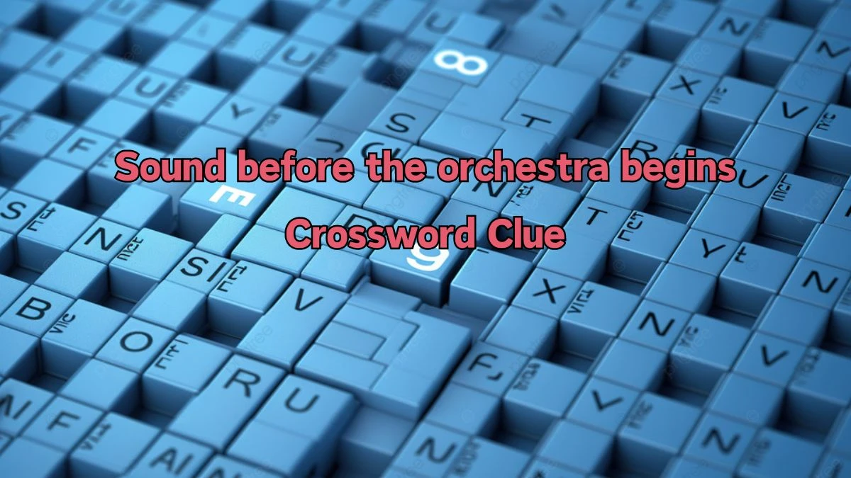 LA Times Sound before the orchestra begins Crossword Clue Puzzle Answer from August 10, 2024