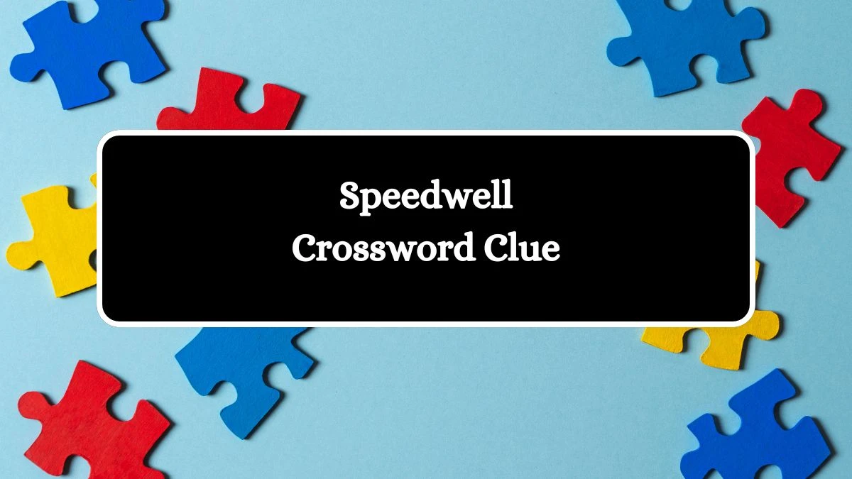 Irish Daily Mail Quick Speedwell Crossword Clue Puzzle Answers from August 03, 2024