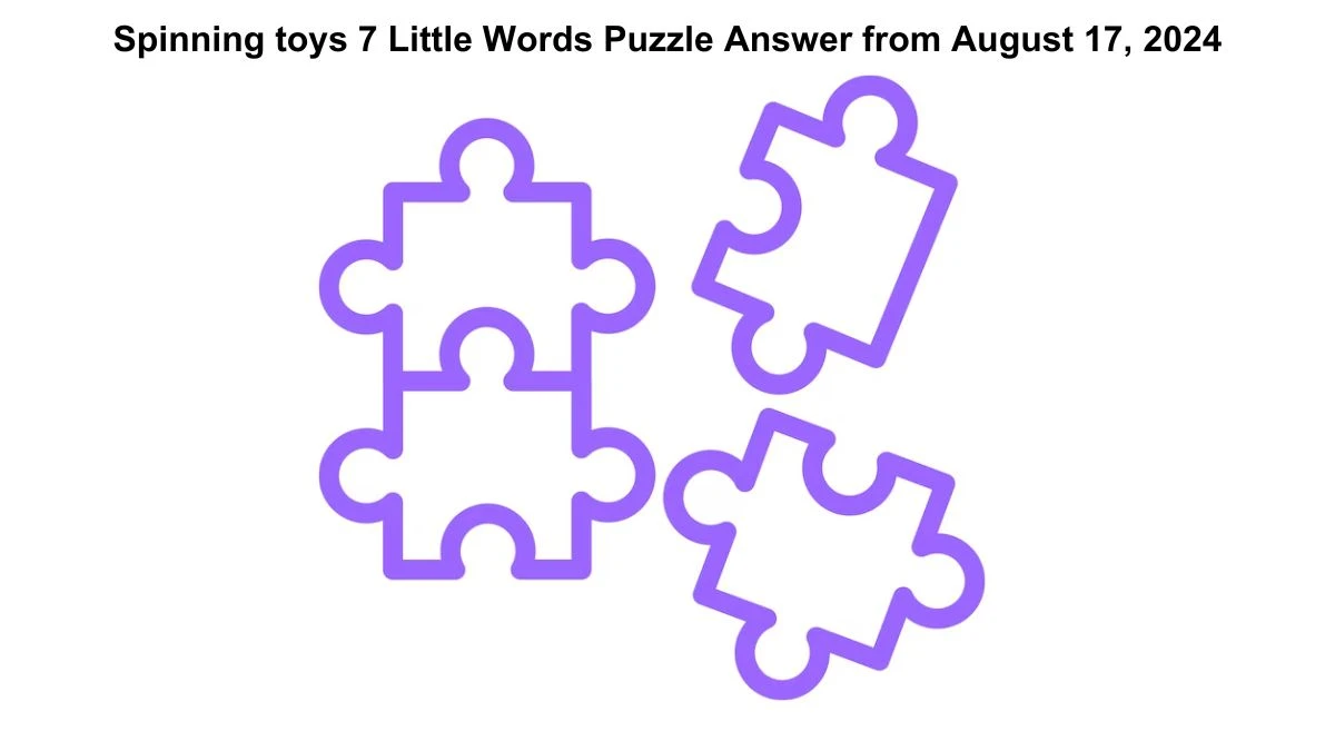 Spinning toys 7 Little Words Puzzle Answer from August 17, 2024