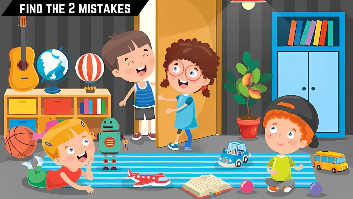 Spot the 2 Mistakes Picture Puzzle: Only the brightest minds can spot 2 Mistakes in 10 Secs