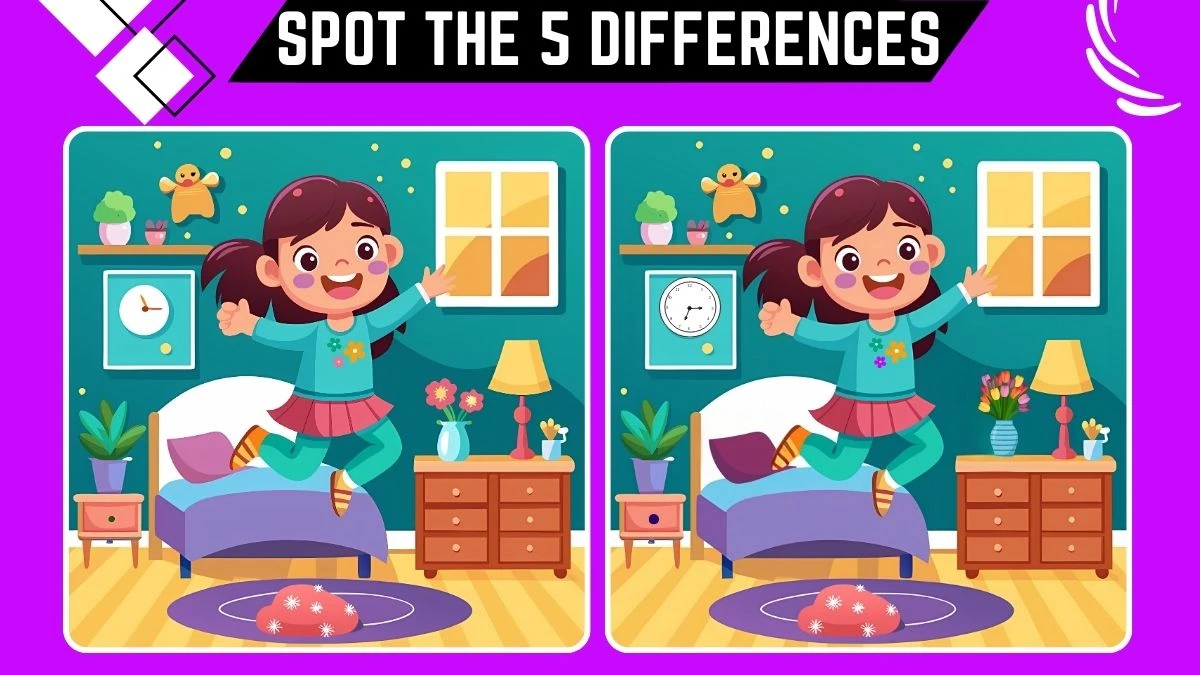 Spot the 5 Differences: Only 50/50 Vision People Can Spot the 5 Differences in this Girl's Image in 12 Secs