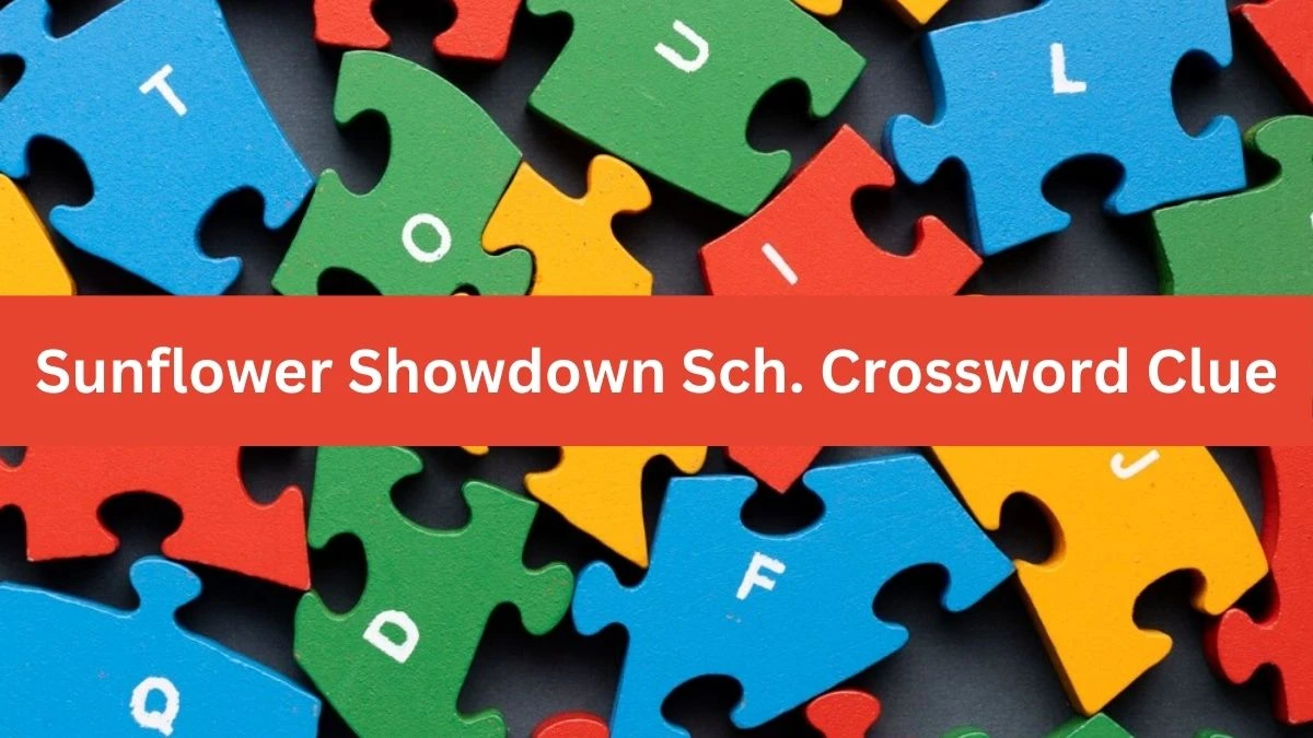 LA Times Sunflower Showdown Sch. Crossword Clue Answers with 3 Letters from August 12, 2024