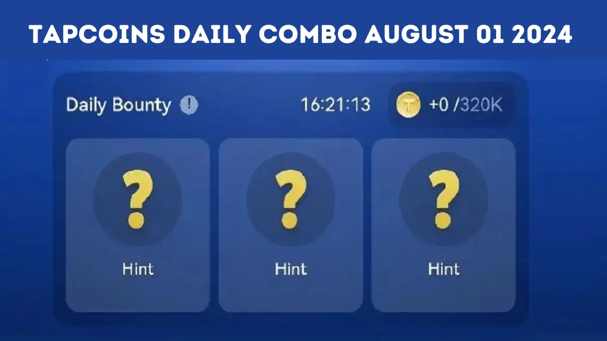 Tapcoins Daily Combo August 01 2024