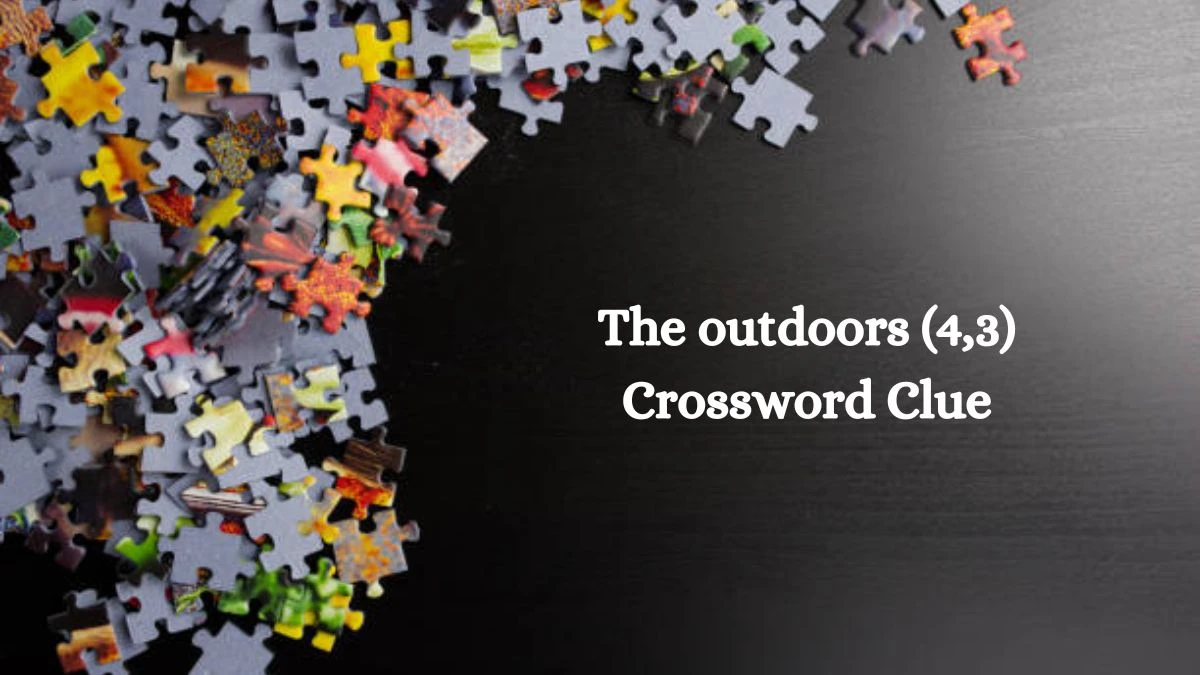 The outdoors (4,3) Crossword Clue Puzzle Answer from August 08, 2024