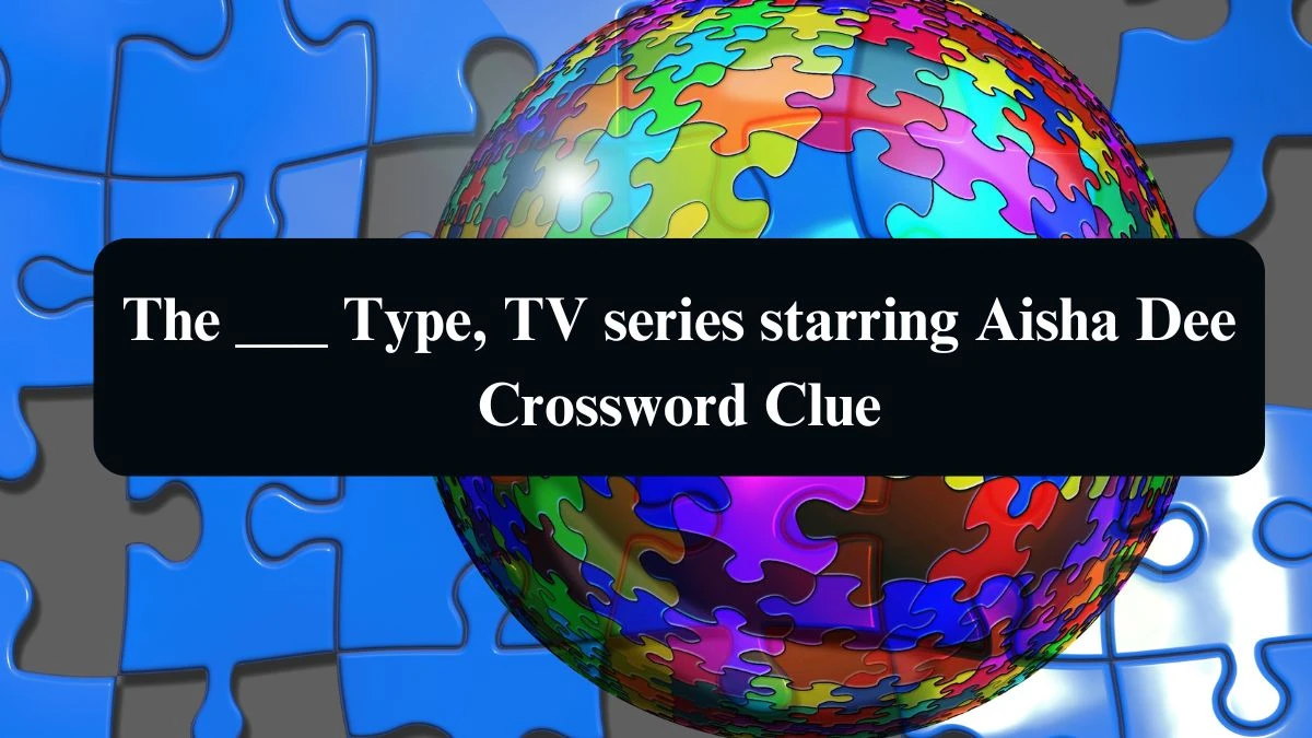 The ___ Type, TV series starring Aisha Dee Daily Themed Crossword Clue Puzzle Answer from August 14, 2024