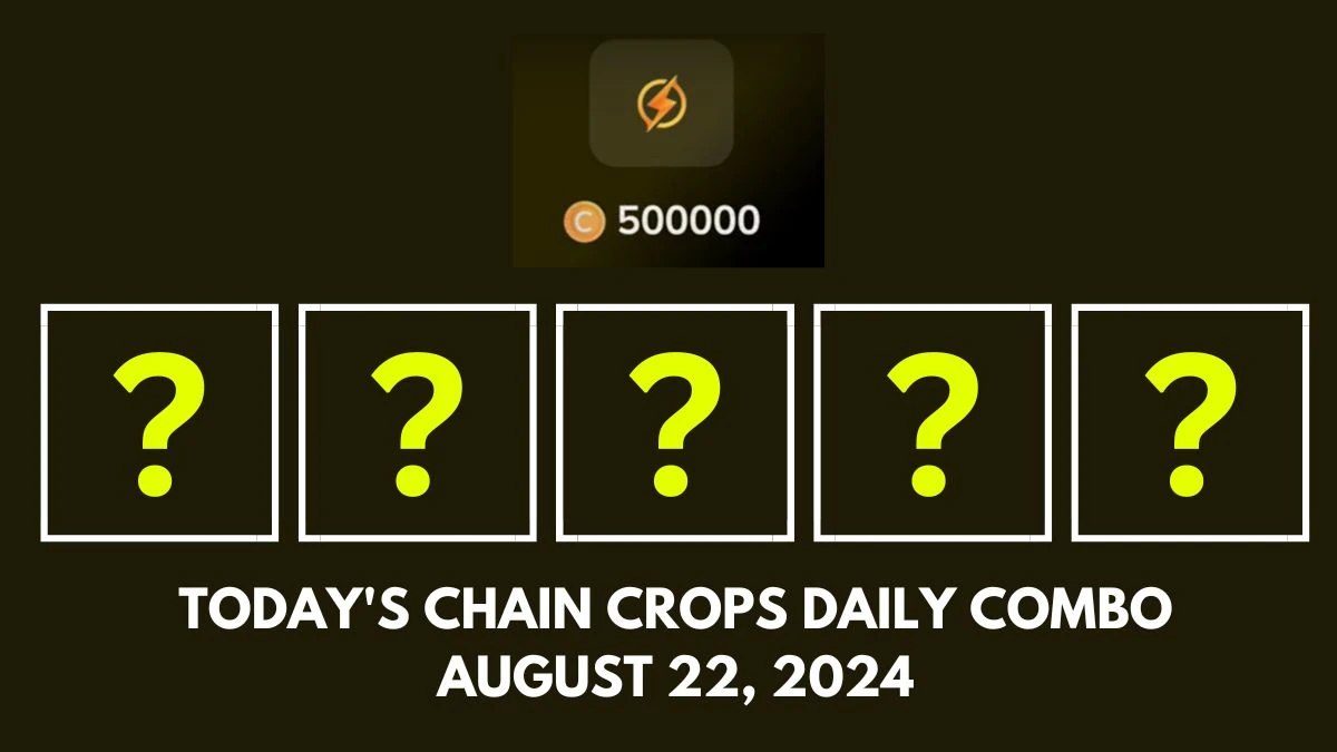 Today's Chain Crops Daily Combo August 22, 2024 Revealed