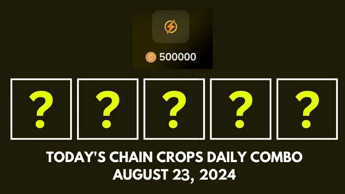 Today's Chain Crops Daily Combo August 23, 2024