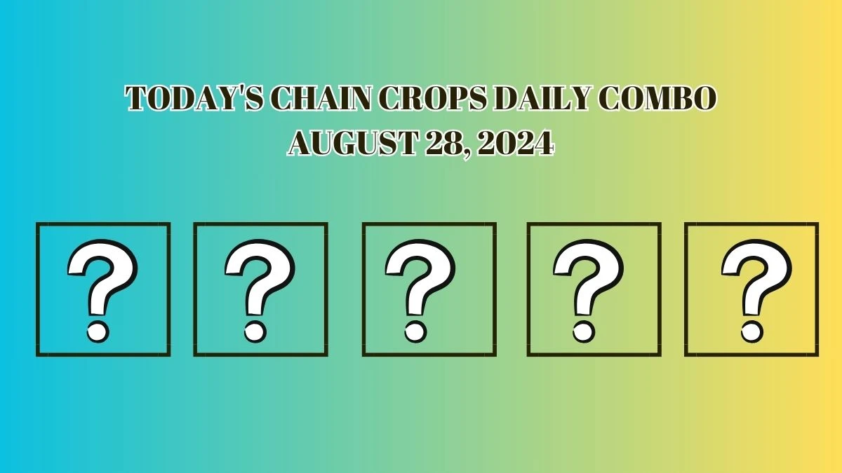 Today's Chain Crops Daily Combo August 28, 2024