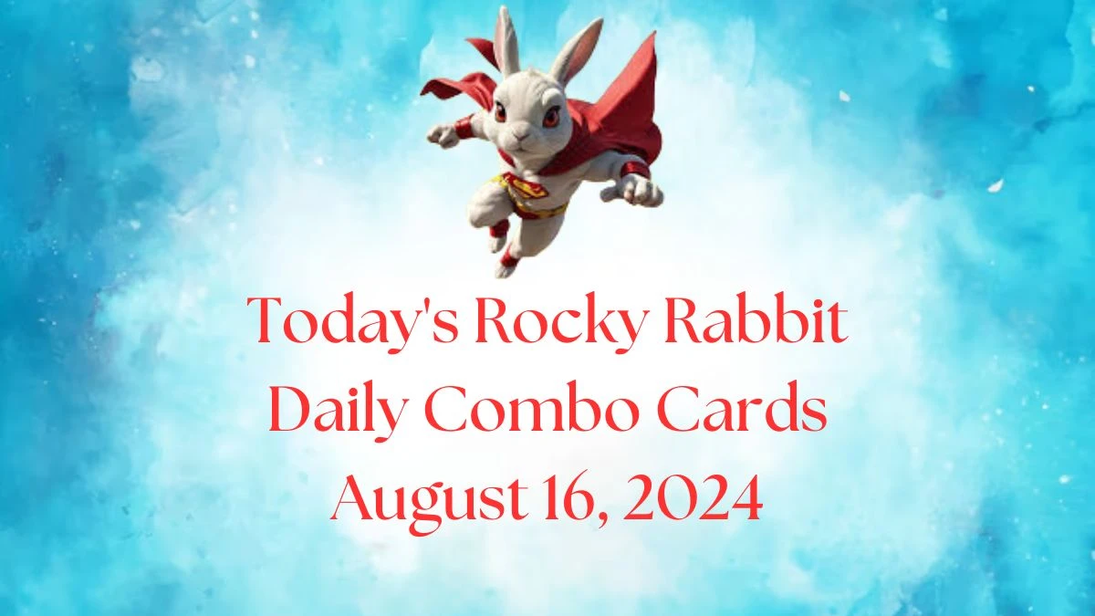 Today's Rocky Rabbit Daily Combo Cards August 16, 2024