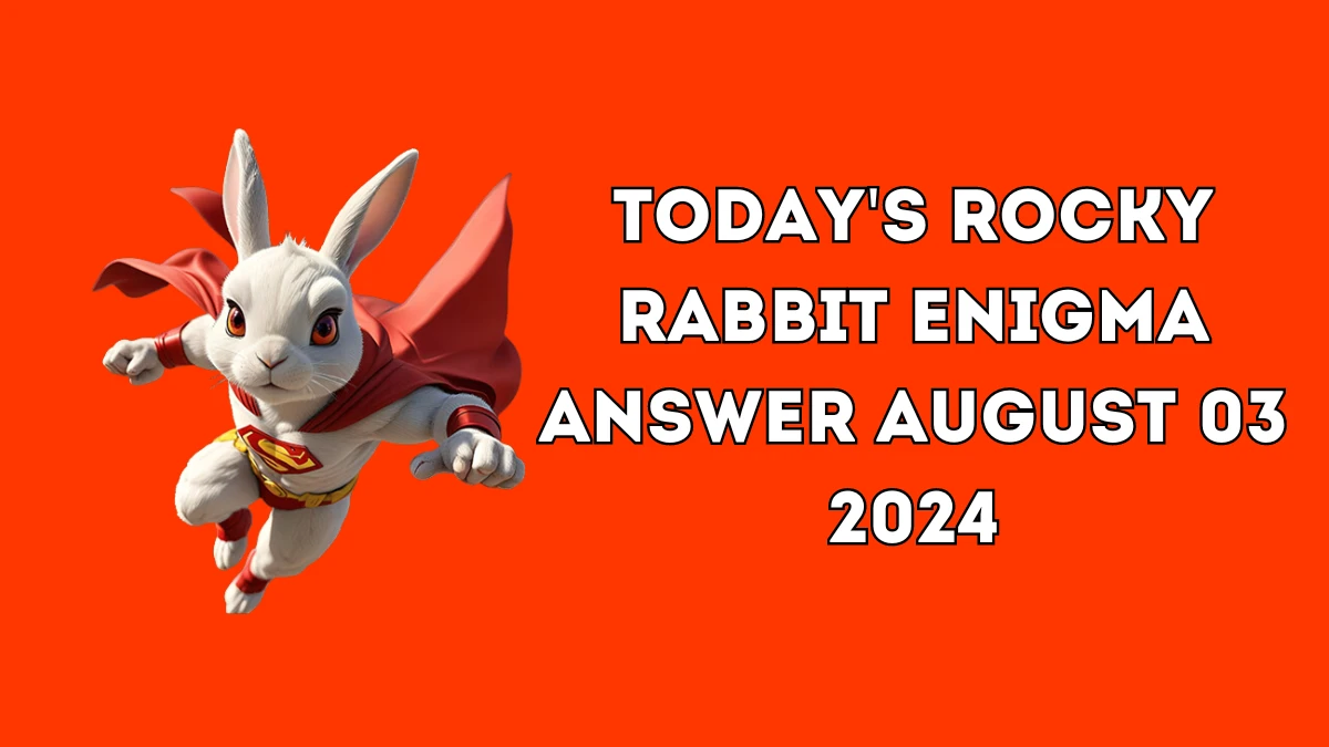 Today's Rocky Rabbit Enigma Answer August 03 2024