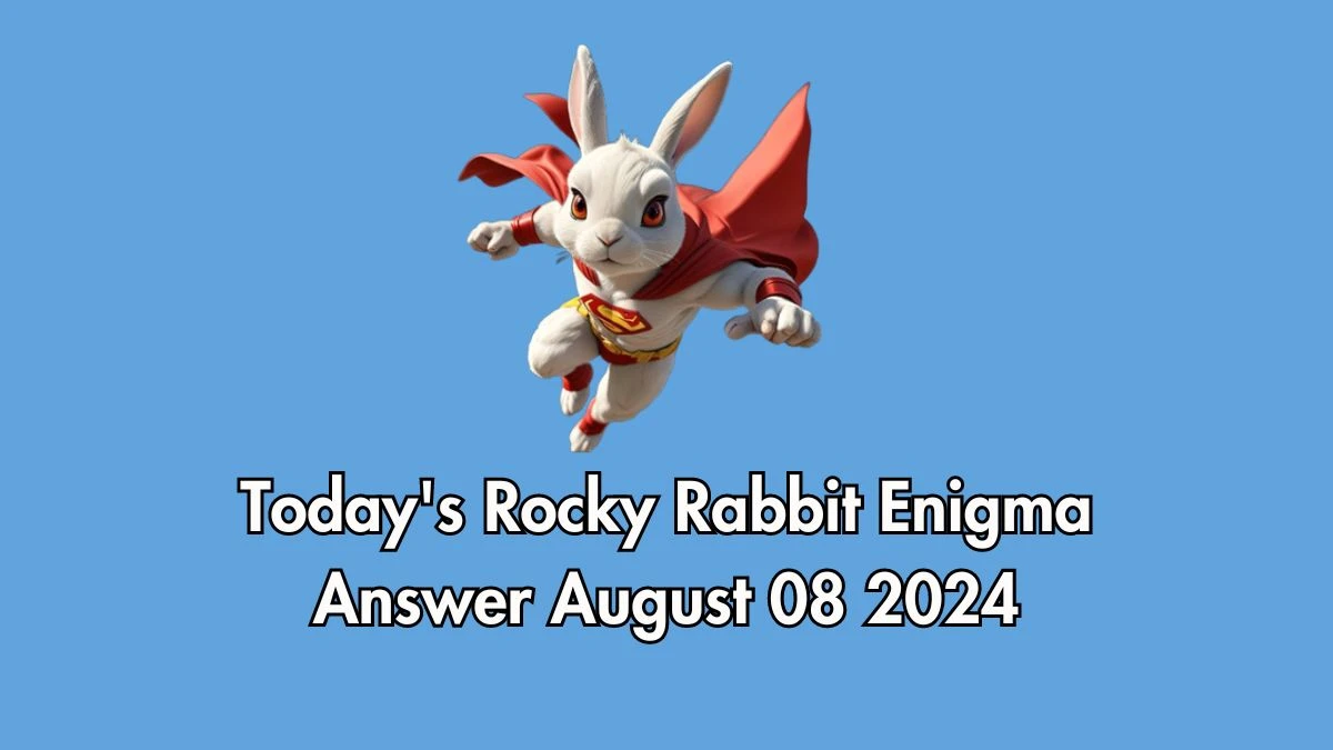 Today's Rocky Rabbit Enigma Answer August 08 2024