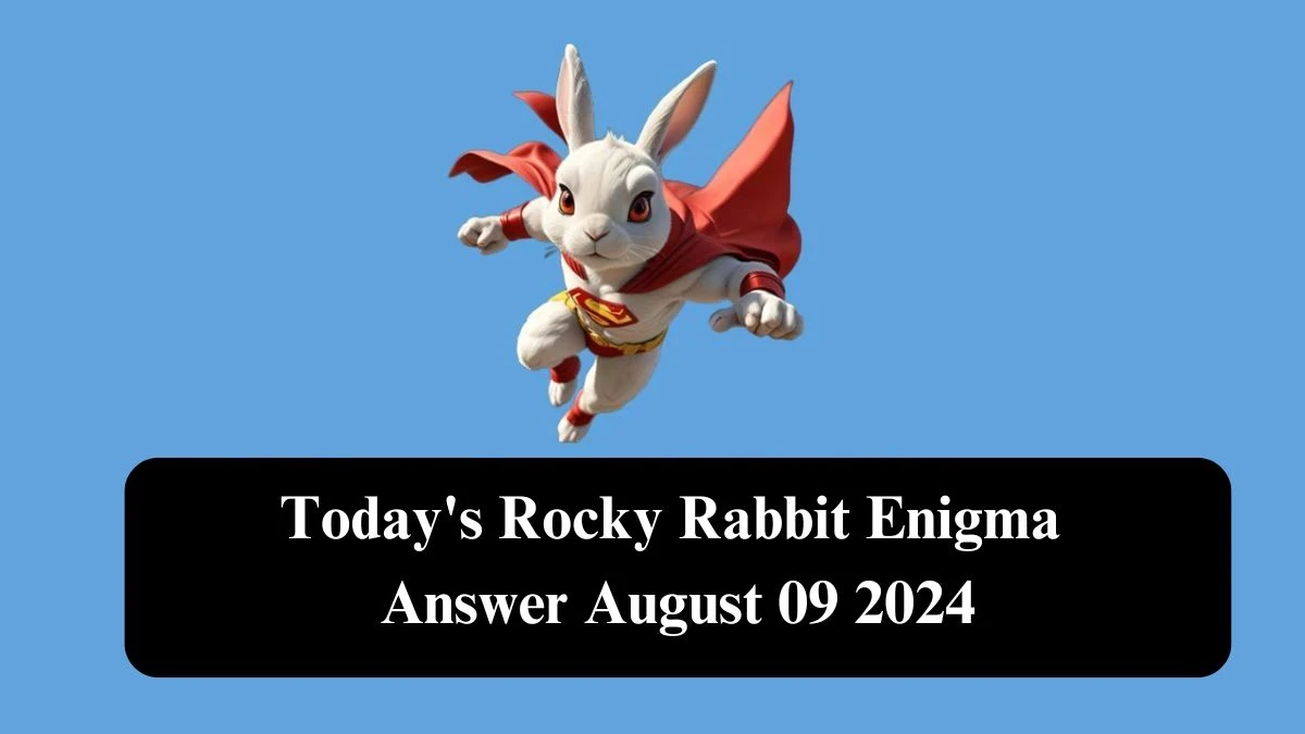 Today's Rocky Rabbit Enigma Answer August 09 2024