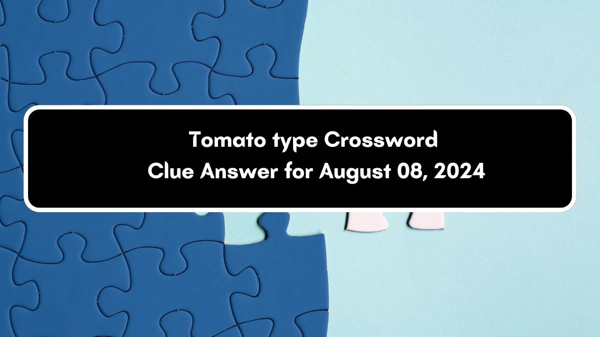 LA Times Tomato type Crossword Clue Puzzle Answer from August 08, 2024