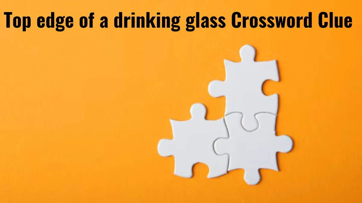 Daily Themed Top edge of a drinking glass Crossword Clue Puzzle Answer from August 04, 2024