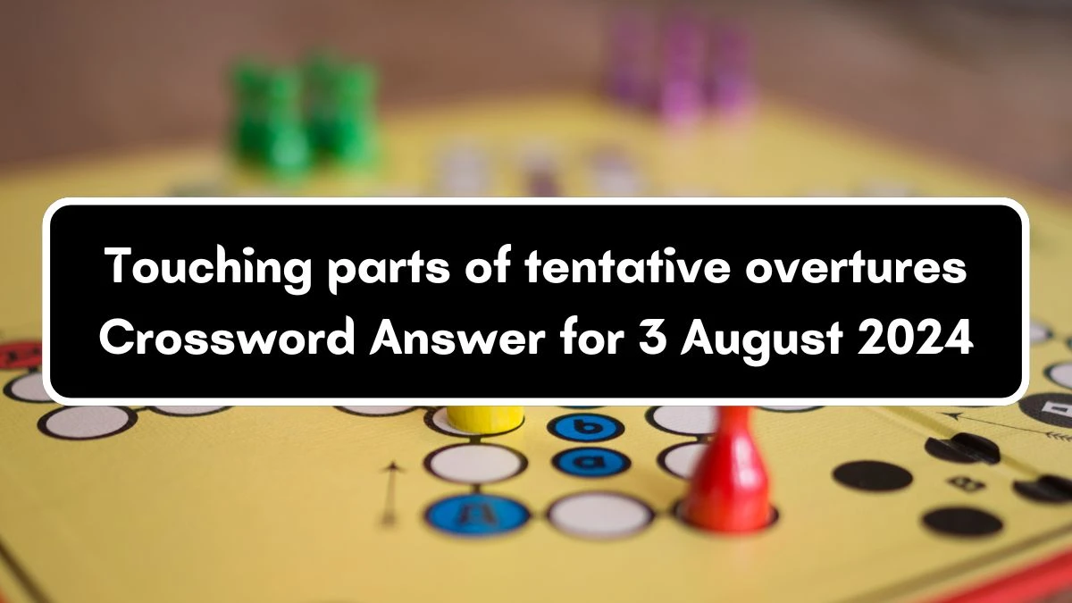 Touching parts of tentative overtures Crossword Clue Puzzle Answer from August 03, 2024